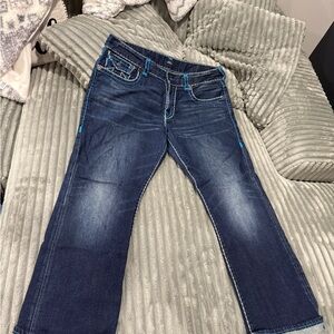 True Religion Dark Blue Bootcut Jeans